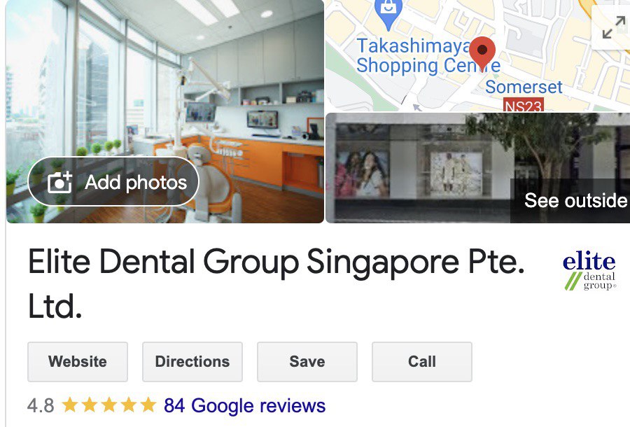 Elite-Dental-Group-Singapore-Google-reviews